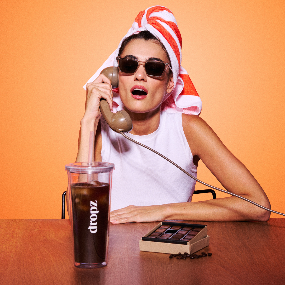 Iced Coffee Cubes Caramel