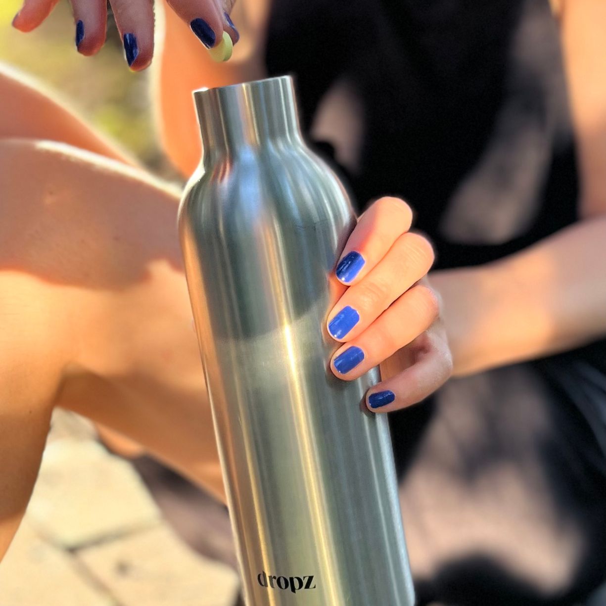 dropz Bottle silver - 0.7L