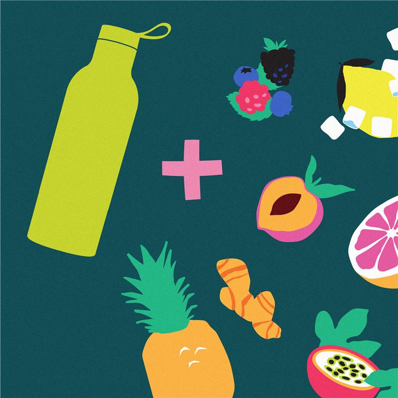 Starter-Set: Flasche + 4 Packs AB 48,33€