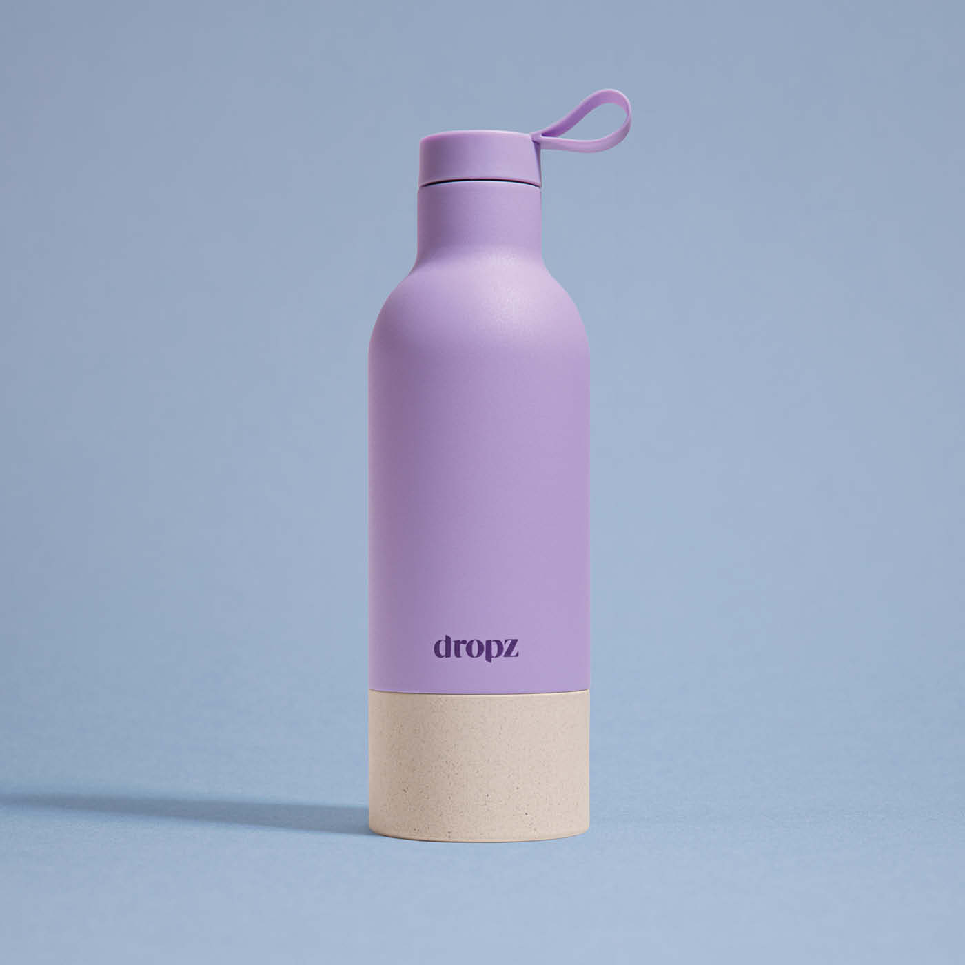 dropz Bottle lavender - 0.5L with storage compartment